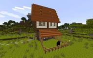 This build incorporates an animal pen for quick mob access (Image via JessyRatFink/Instructables)